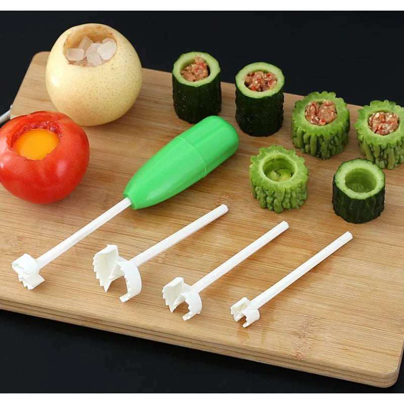 4pcs/set Vegetable Spiral Cutter