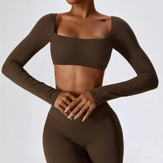 Women Crop Tops Yoga Activewear