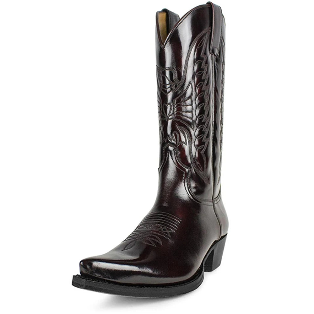 Men Western Cowboy Boots