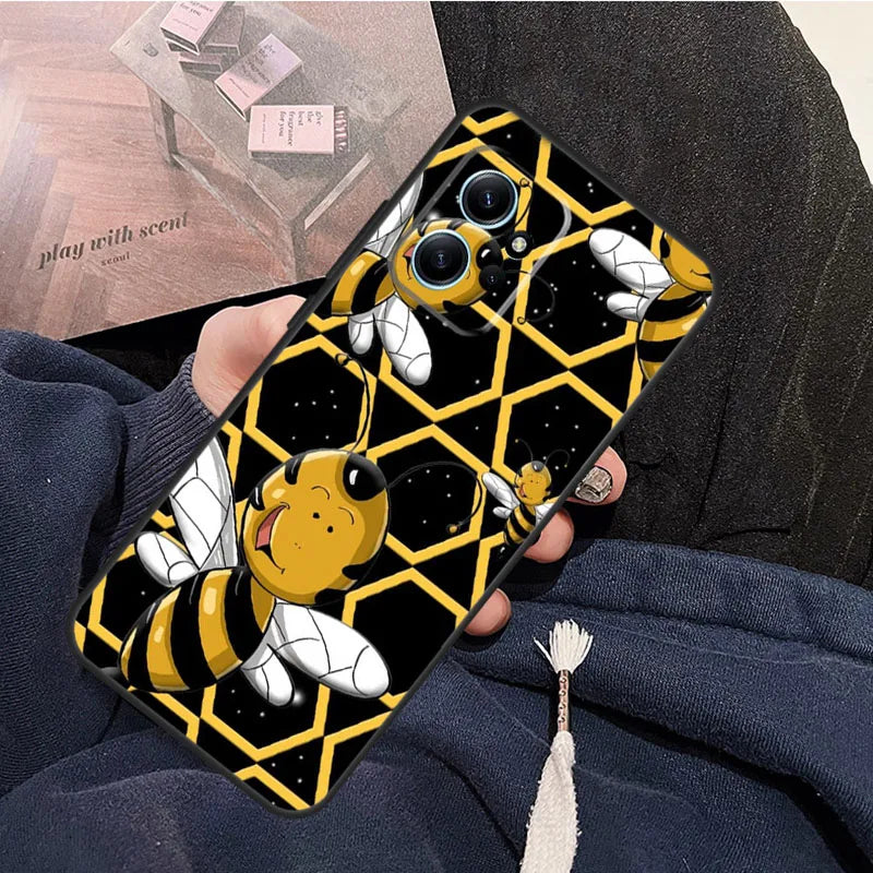 Bumble Bee Honeycomb Case For Xiaomi Redmi Note