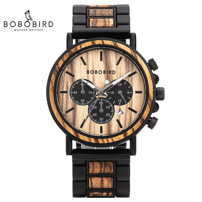 BOBO BIRD Wooden Watch Men