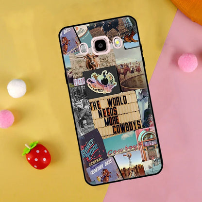 Cowboy/Cowgirl Western Ranch Boho Phone Case For Samsung