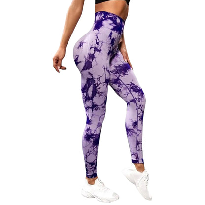 Seamless Tie Dye Leggings