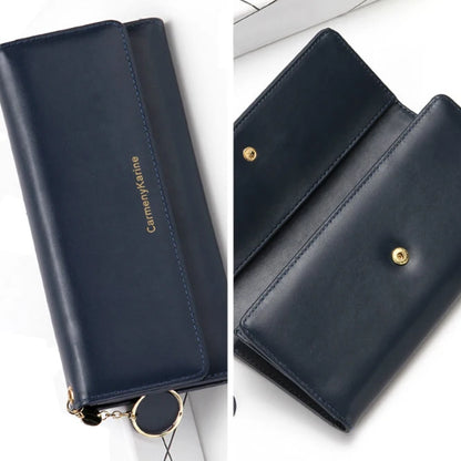 Women Long Tri-fold Wallet Purse