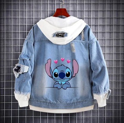 Men's Disney Lilo Stitch Denim Jacket