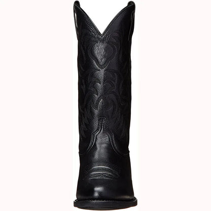 Mid-Calf Western Cowboy Boots for Men