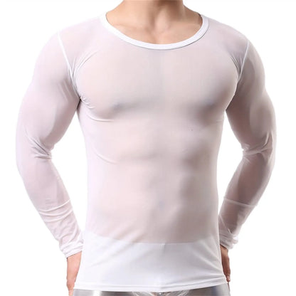 Mens Undershirt -Nylon Mesh Shirt