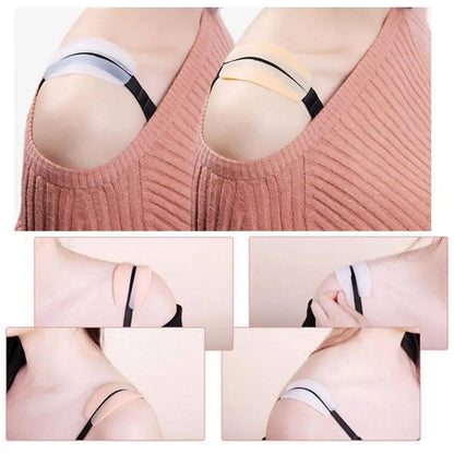 Silicone Shoulder Pad Invisible Anti-skid Soft Shoulder Pad Pad Close Accessories Women's Shoulder Clothing Fitting Underwe A7E8