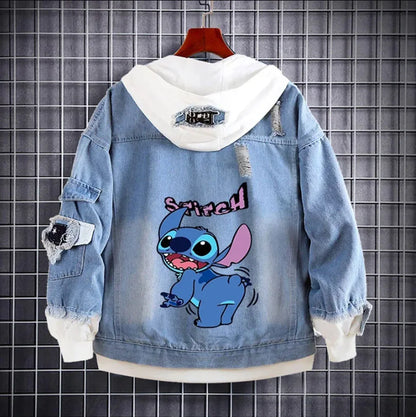 Men's Disney Lilo Stitch Denim Jacket