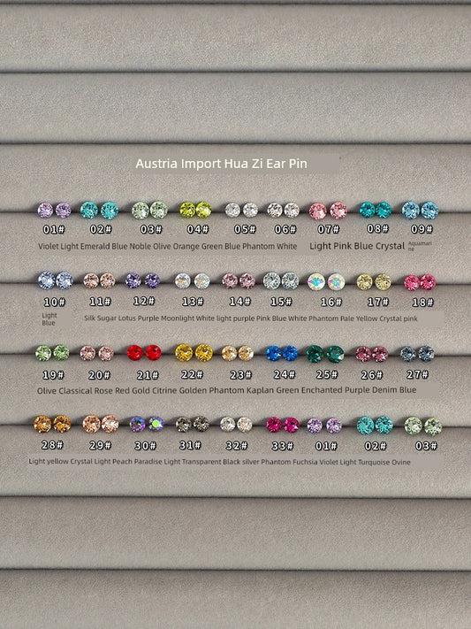 4mm Medical Titanium Steel  Ear Studs