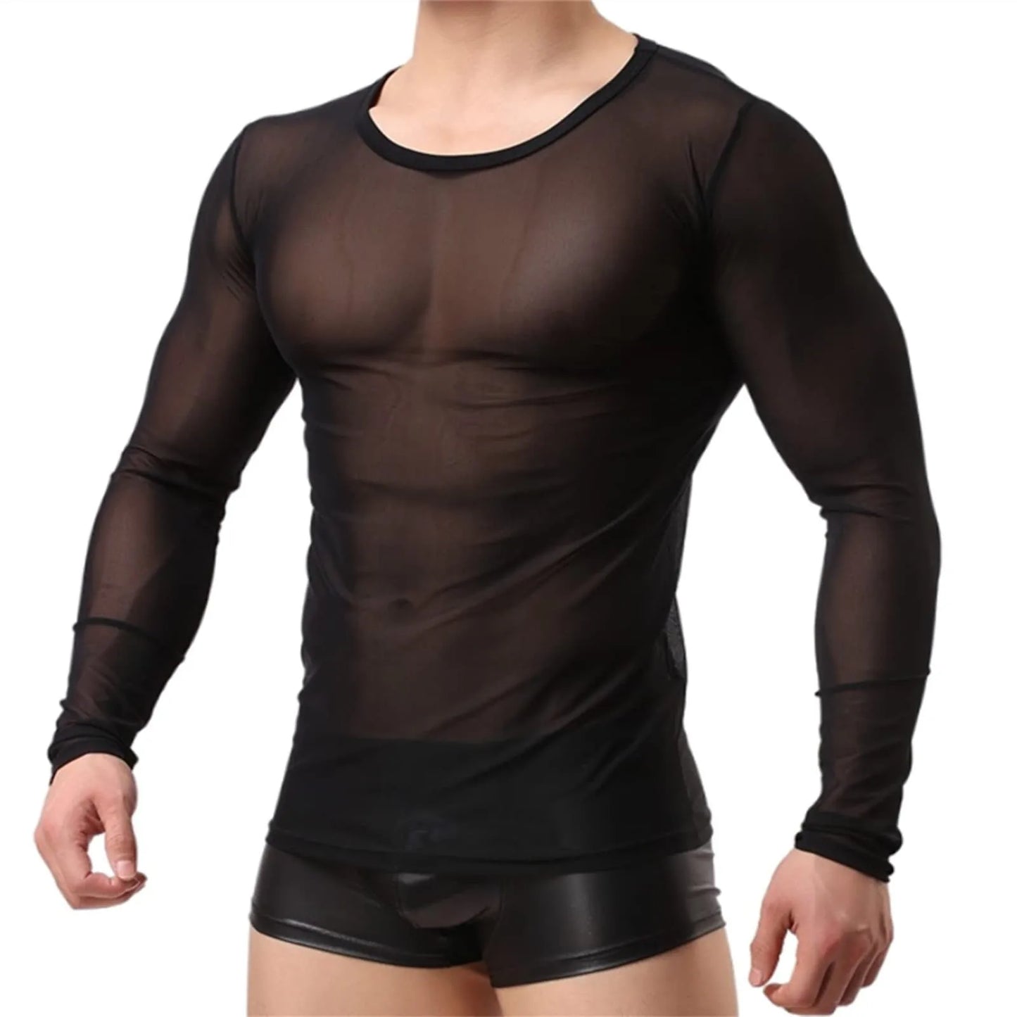 Mens Undershirt -Nylon Mesh Shirt