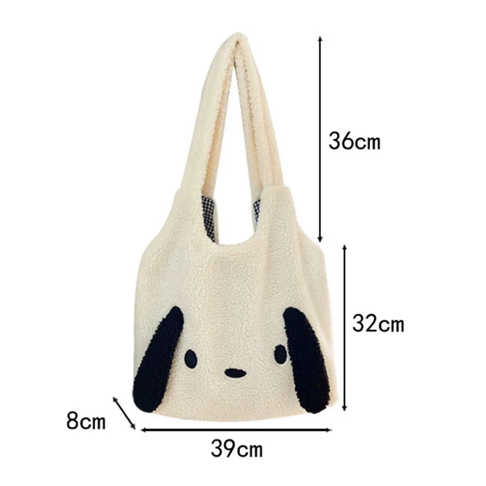 Lambwool Funny Shoulder Bags