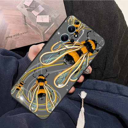 Bumble Bee Honeycomb Case For Xiaomi Redmi Note