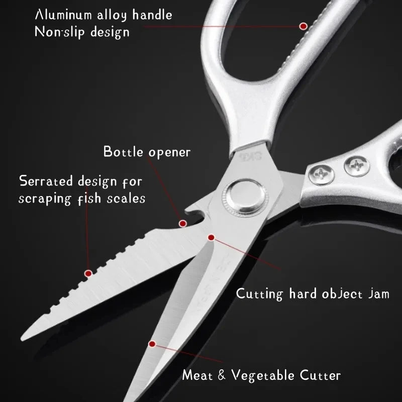 Stainless Steel Multifunctional Kitchen Scissors