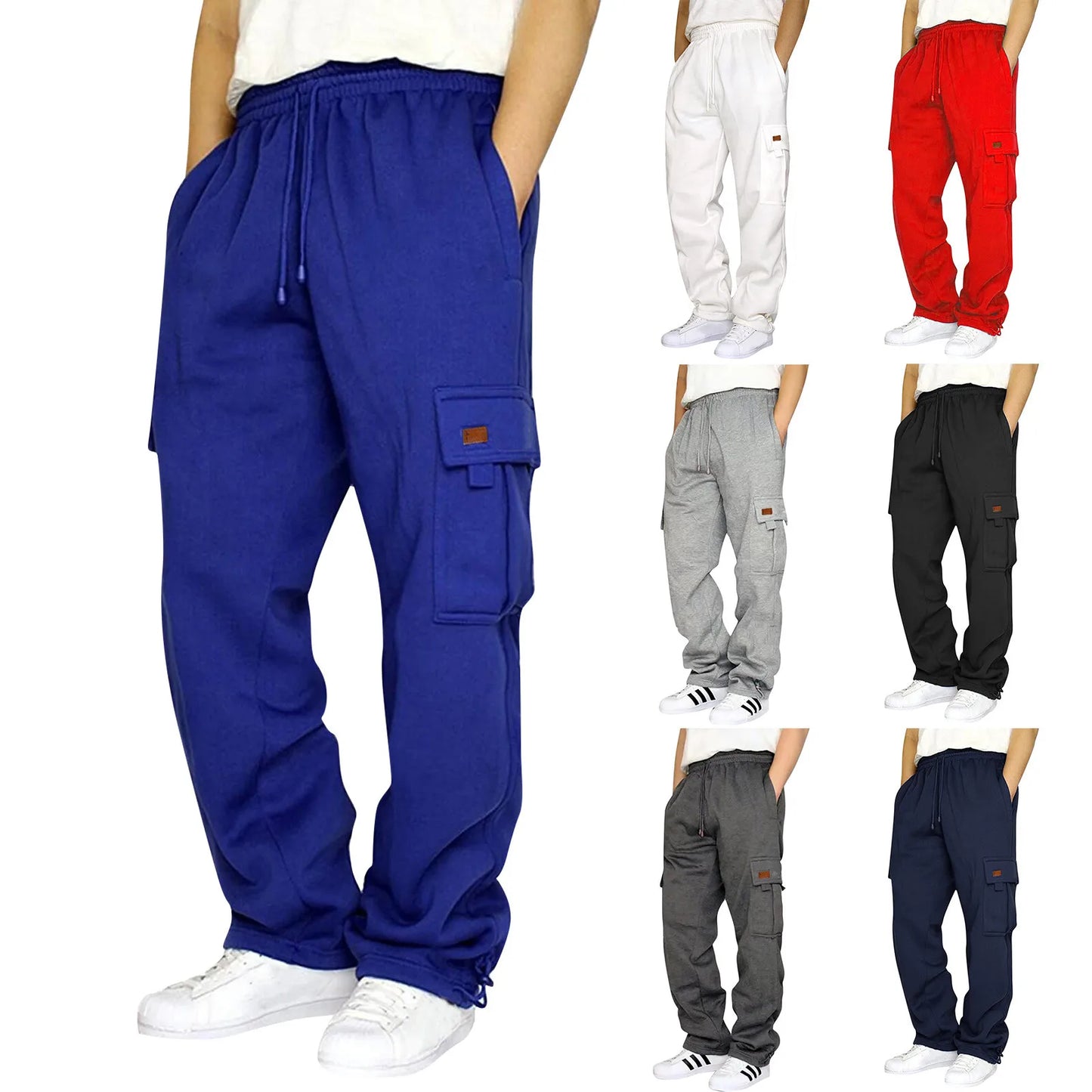 Men'S Cargo Track Pants