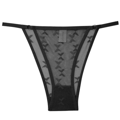 Waist Lace Underwear Thin Lace Seductive Sexy Transparent Women Seamless Low Sexy European Underwe Gauze Size Underwear Triangle