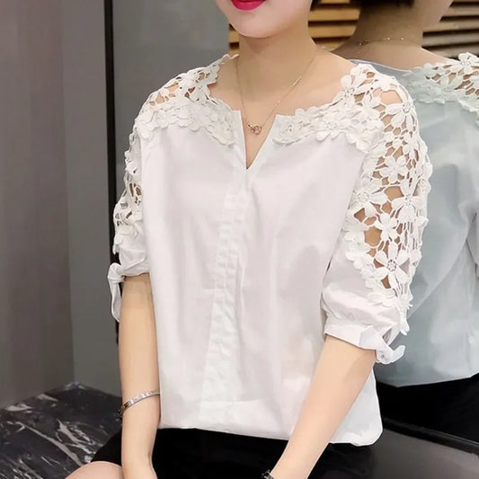 Women's Summer White Shirt