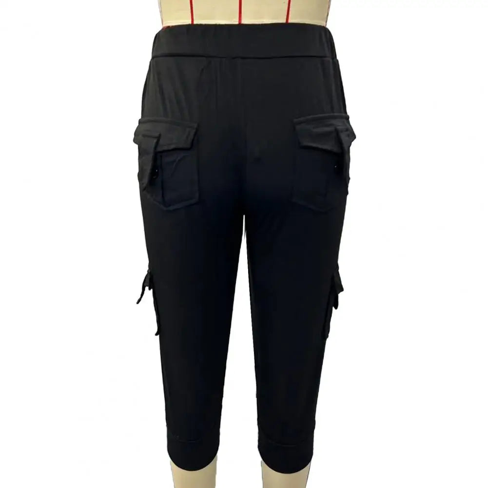 Mid-rise Drawstring Yoga Pants