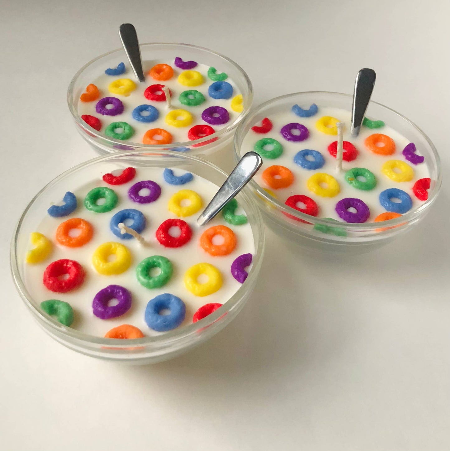 Fruit Loops / Cinnamon French Toast Candles: 4 oz tin / Cinnamon Toast Crunch