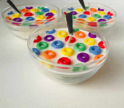 Fruit Loops / Cinnamon French Toast Candles: 4 oz tin / Cinnamon Toast Crunch