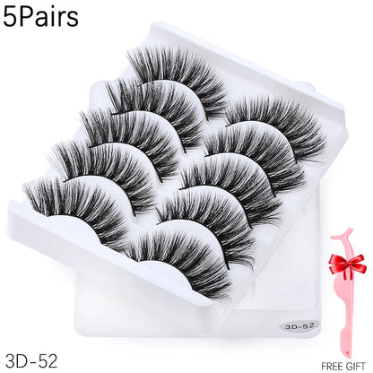 5/8 pairs 3D Mink Lashes