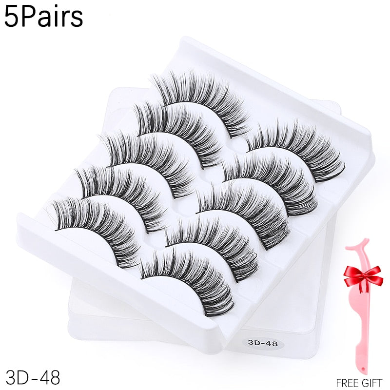 5/8 pairs 3D Mink Lashes