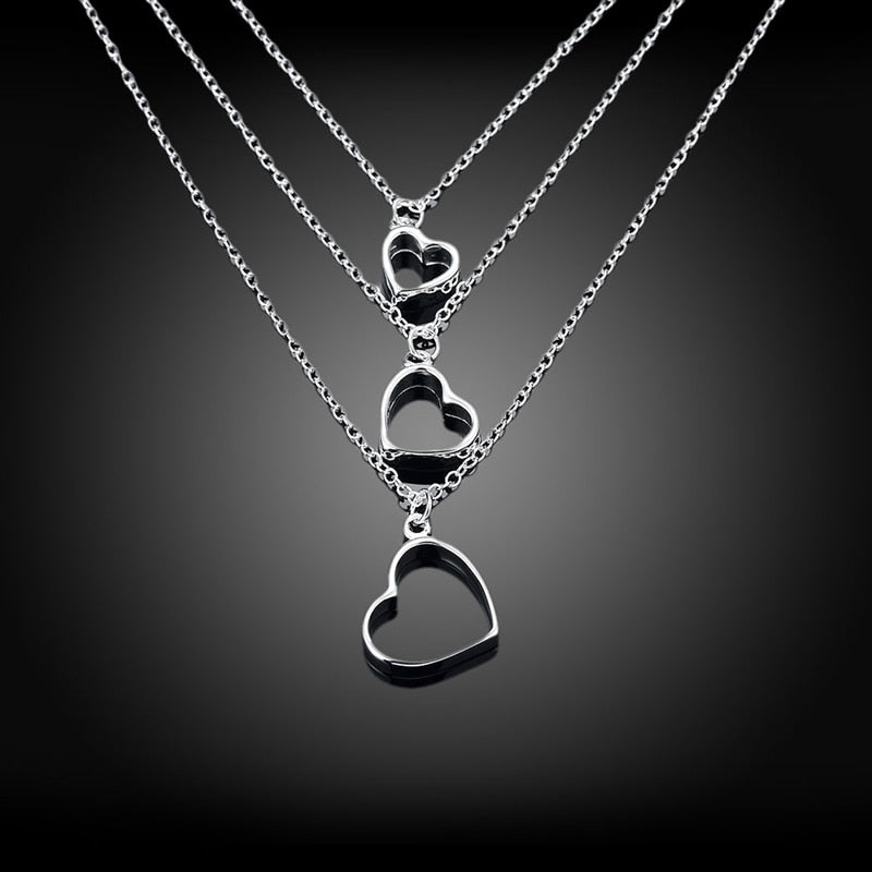 Triple Layer Chain Necklaces For Women