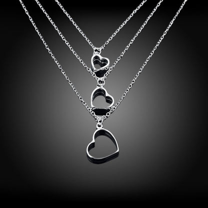 Triple Layer Chain Necklaces For Women