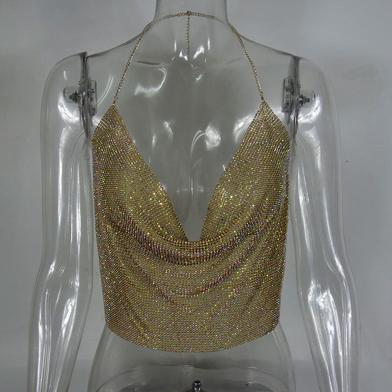 Handmade Crystal Tank Top