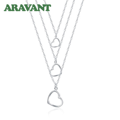 Triple Layer Chain Necklaces For Women