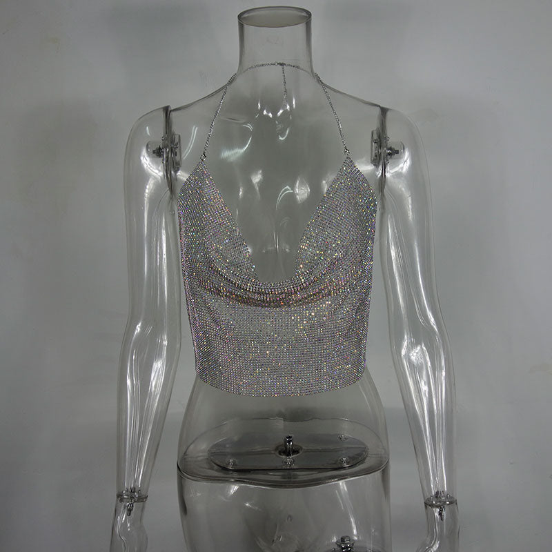 Handmade Crystal Tank Top