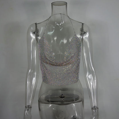 Handmade Crystal Tank Top