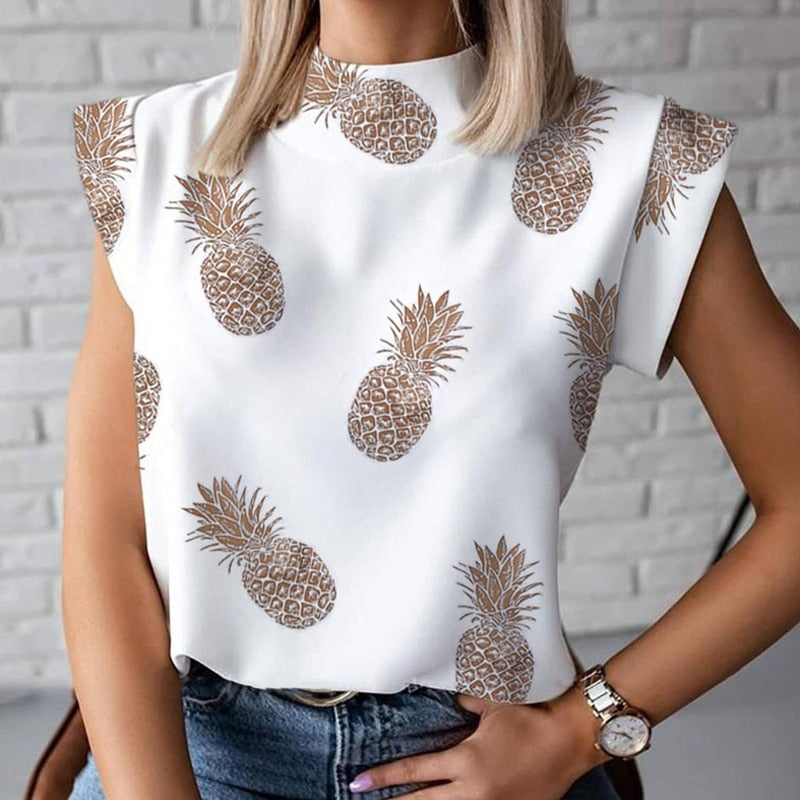 Women's Elegant Print Tops