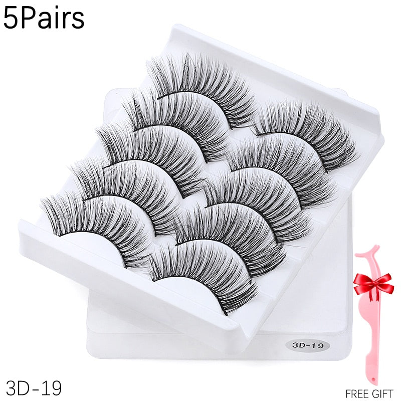 5/8 pairs 3D Mink Lashes