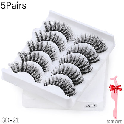 5/8 pairs 3D Mink Lashes