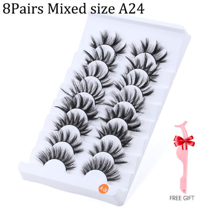 5/8 pairs 3D Mink Lashes