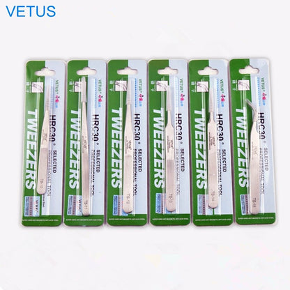 Stainless Steel Industrial Anti-static Tweezers