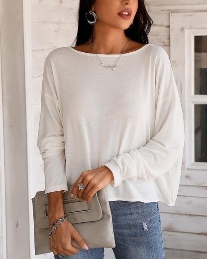 Women Elegant Casual Long Sleeve Blouse