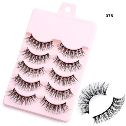 5/8 pairs 3D Mink Lashes