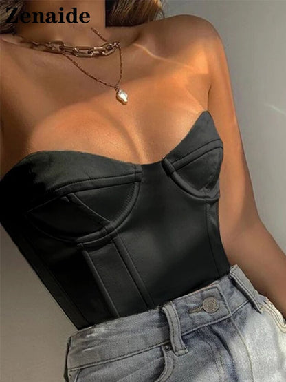 Satin Corset Top