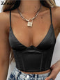 Satin Corset Top