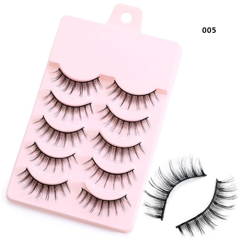 5/8 pairs 3D Mink Lashes