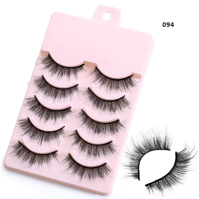 5/8 pairs 3D Mink Lashes